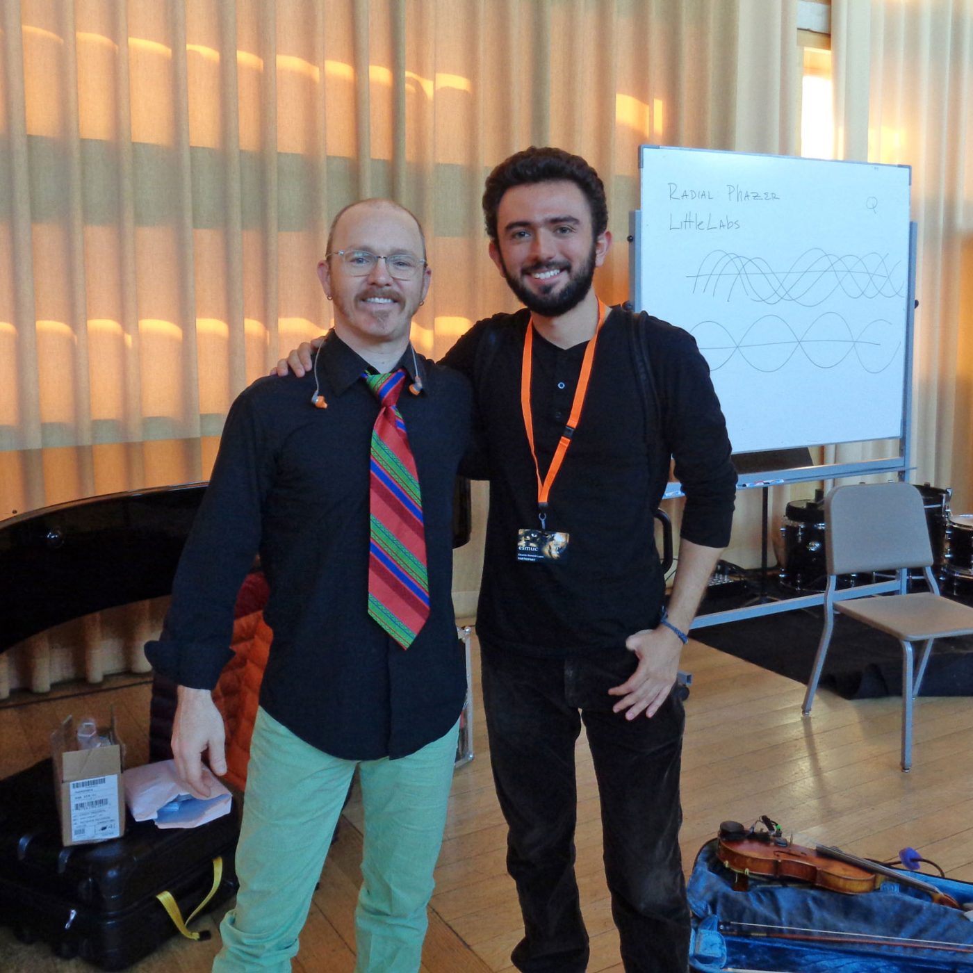 Eduardo Bortolotti with Casey Driessen