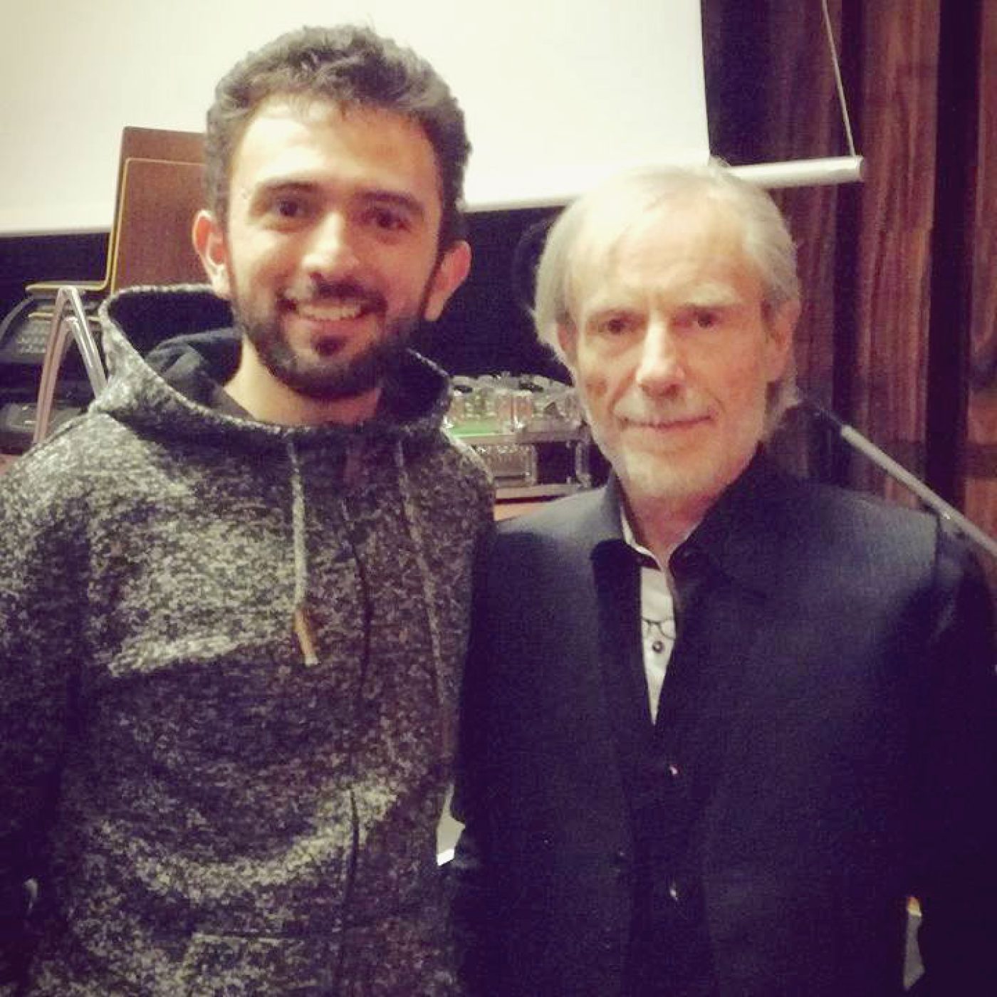 Eduardo Bortolotti with Jean Luc Ponty in Poznan